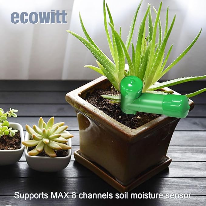 ECOWITT GW1206 Soil Moisture Tester Kit, Includes GW1200 IoT Wi-Fi Gateway and - Image 8