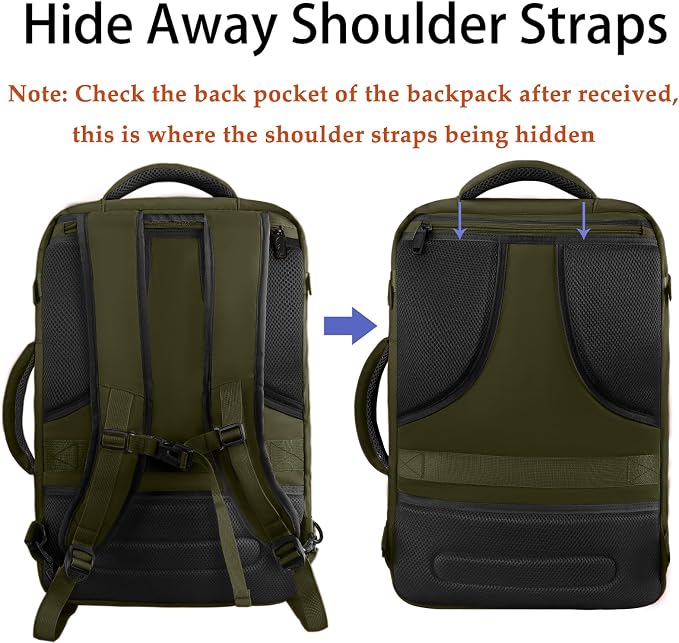 MATEIN Expandable Air Travel Backpack, Light Weight Carry on Backpack - Image 6
