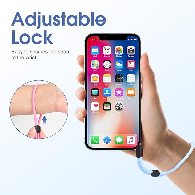 FrgKbTm Hand Wrist Strap Lanyard, Adjustable Nylon Colorful - Image 2