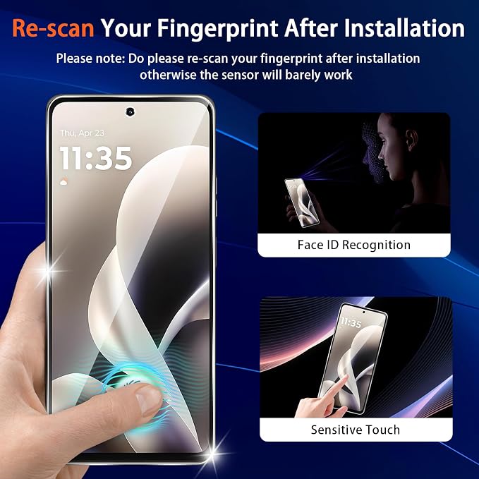Designed for Motorola Moto G Power 5G 2026 Tempered Glass Screen Protector + - Image 4