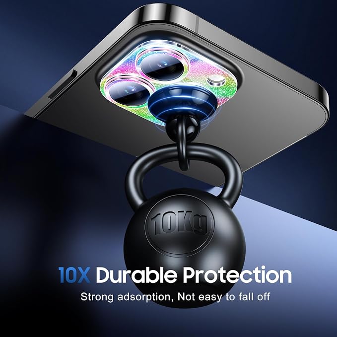 UniqueMe 3 Packs Compatible for iPhone 13 Pro Max/iPhone 13 Pro Camera Lens - Image 2