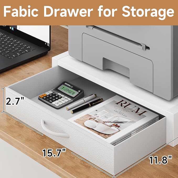 YAOHUOO 2-Tier Desktop Printer Stand - Image 4