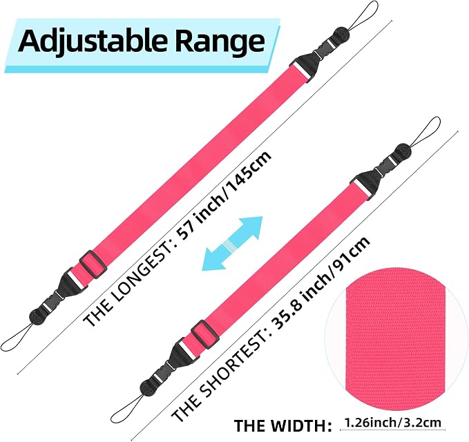 Adjustable Shoulder Strap:Comfortable iPad Strap Nylon Neck Lanyard - Image 2