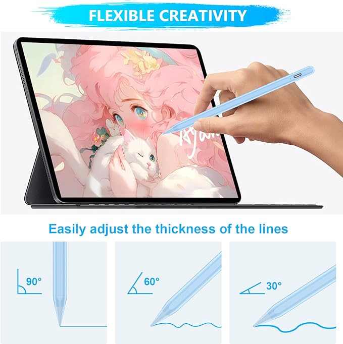 Stylus Pen for iPad A16/10th/9th Generation, 10Mins Fast Charge for Apple - Image 4