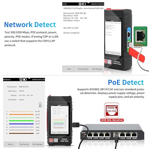 Multifunction Network Caber Tester, UTP Ethernet Cable Tester, Cable Tracer - Image 5