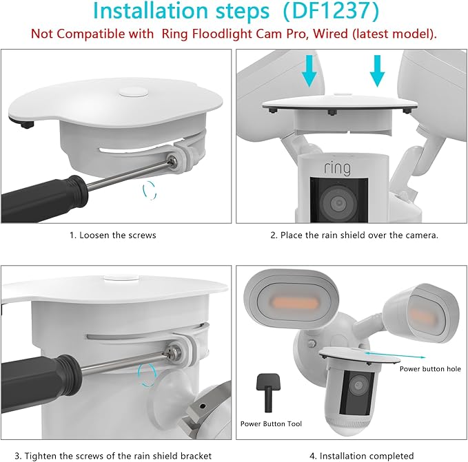Sun Rain Shade Camera Cover Compatible - Image 5