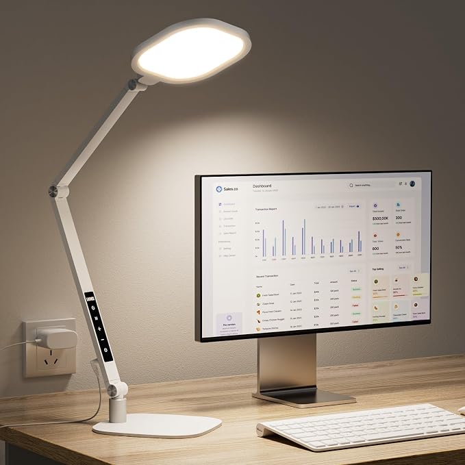 LitONES LED Desk Lamp for Home Office, 15W Desk Light by LitONES