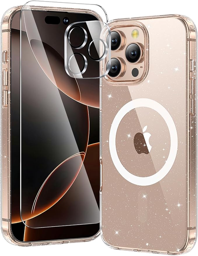toushion 3 in 1 for iPhone 16 Pro Max Case Clear by Unknown