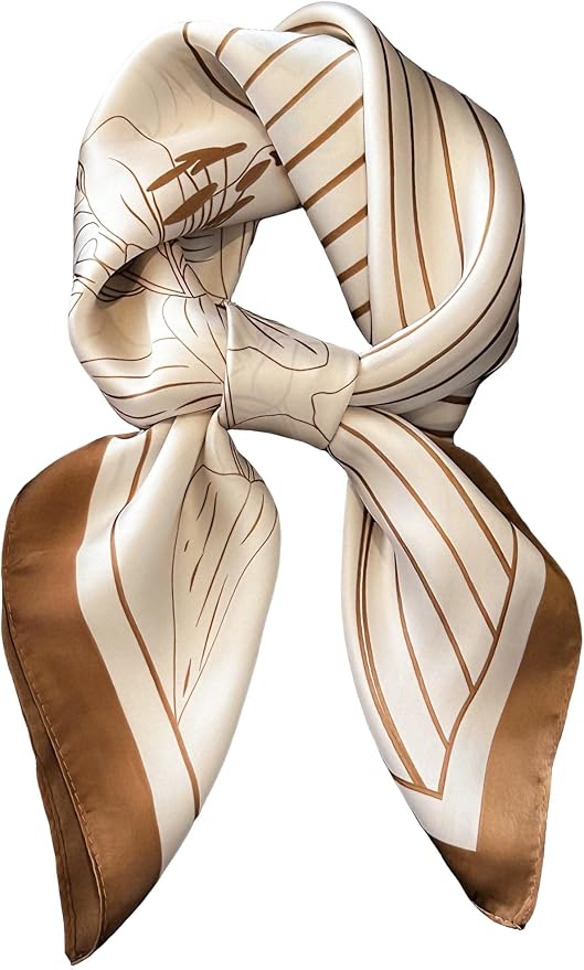 Silky Scarf for Women Lightweight Satin Bandanas Neck Hair Wrap For Sleeping by OnllhNiceScarfForWomen