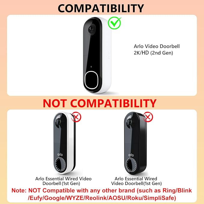 Anti-Theft Doorbell Mount Compatible - Image 2