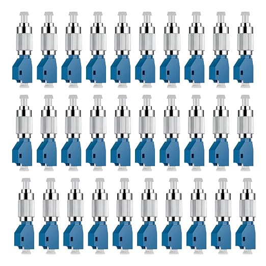 30 Pcs Visual Fault Locator Fiber Adapter, Fiber Optic Connector, Single Mode by Moocci