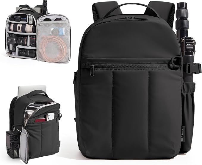BAGSMART Puffy Camera Backpack, Camera Bags by BAGSMART