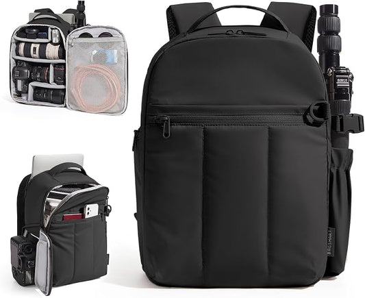 BAGSMART Puffy Camera Backpack, Camera Bags by BAGSMART
