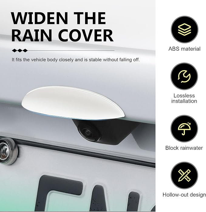 Car Rear View Camera Anti-Rain Cover, ABS Reversing Camera Protection - Image 4