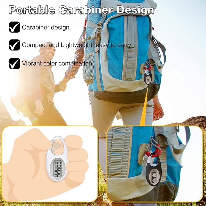 Simple 3D Step Counter, Walking Pedometer, Steps Tracker - Image 3