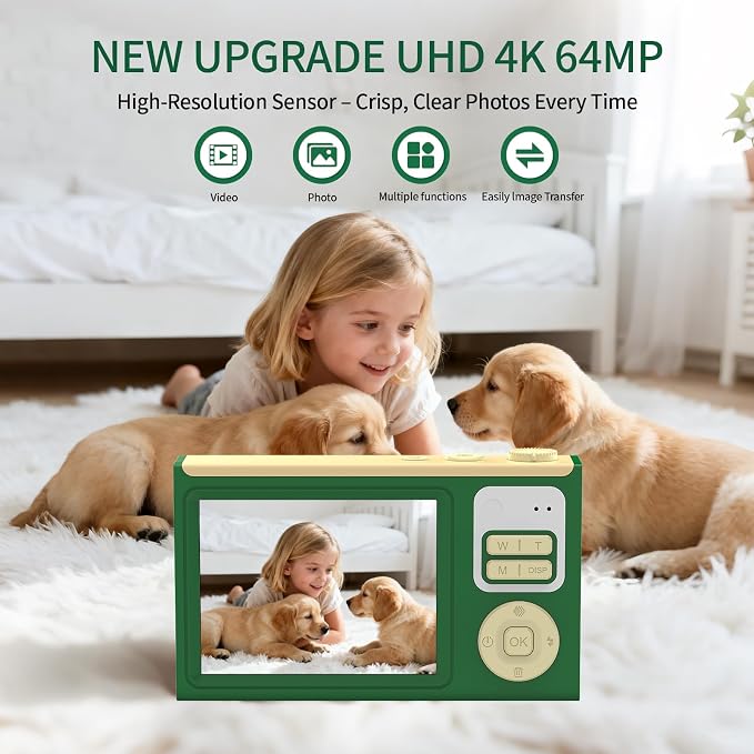 Digital Camera for Kids & Beginners, 4K Digital Camera - Image 2