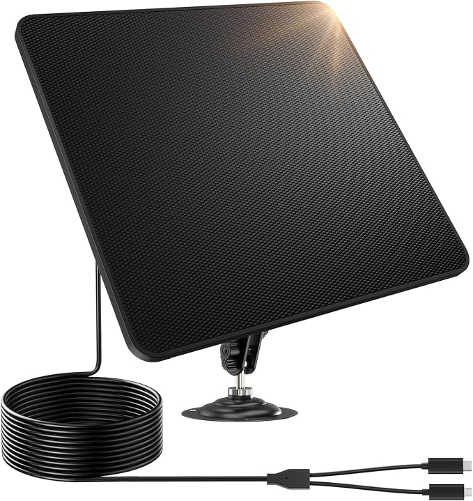6W Solar Panel for Security Cameras – Solar Battery Charger by KJK