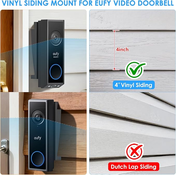 Doorbell Vinyl Siding Mount/Angle Adjustment Mount - Image 2