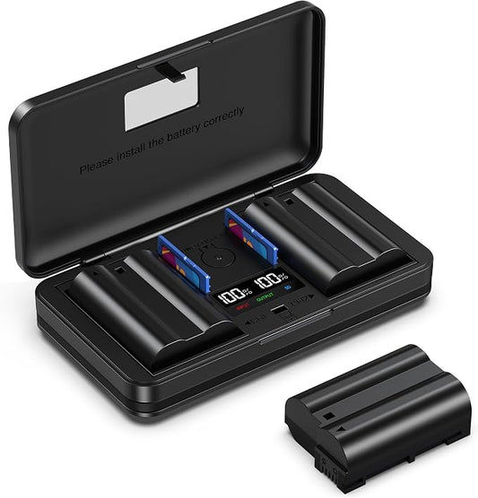 EN-EL15 Camera Battery Multifunctional Charger Set Compatible by Inspirationlightsupyourlife