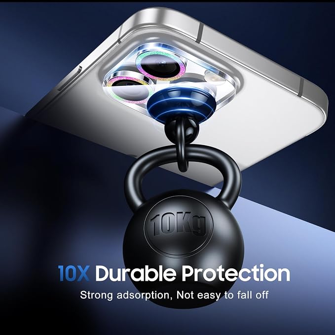 UniqueMe for 3 Pack iPhone 16 Pro/iPhone 16 Pro Max Camera Lens Protector - Image 2