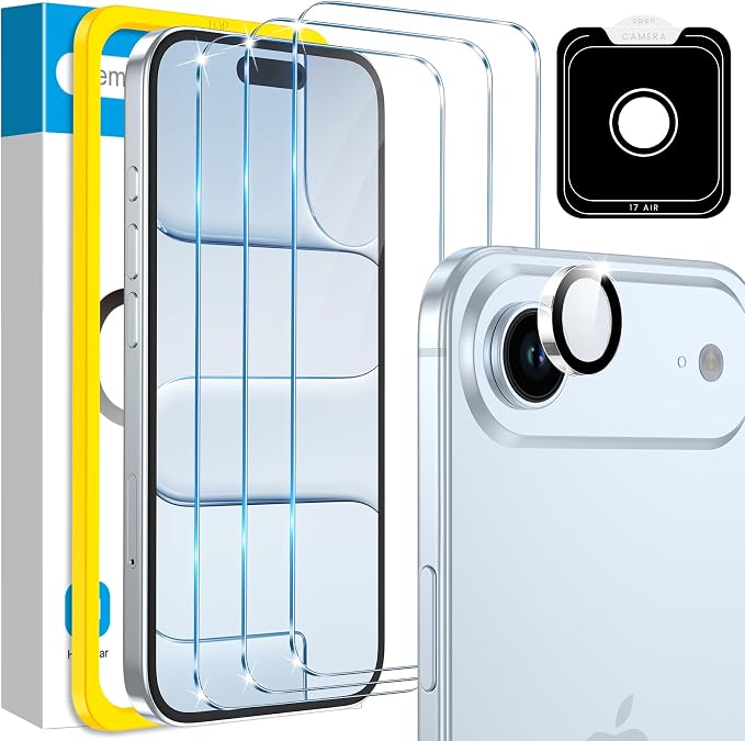Fotbor Compatible for 3 Pack iPhone Air Screen Protector by Fotbor