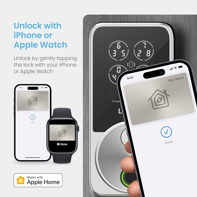 Lockly Secure Pro Smart Door Lock, Fingerprint Keyless Entry Door Lock - Image 5
