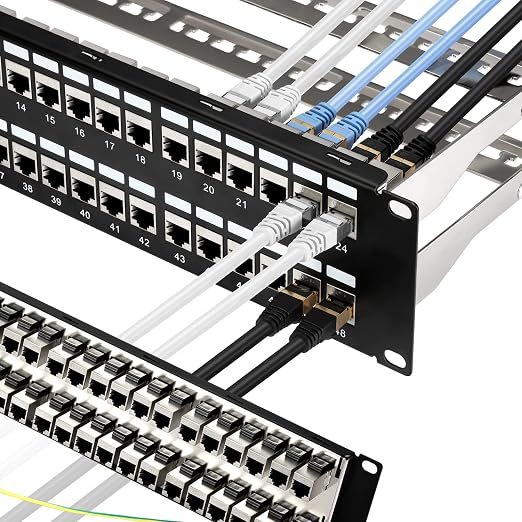 Rapink Patch Panel 48 Port Cat6A by Rapink