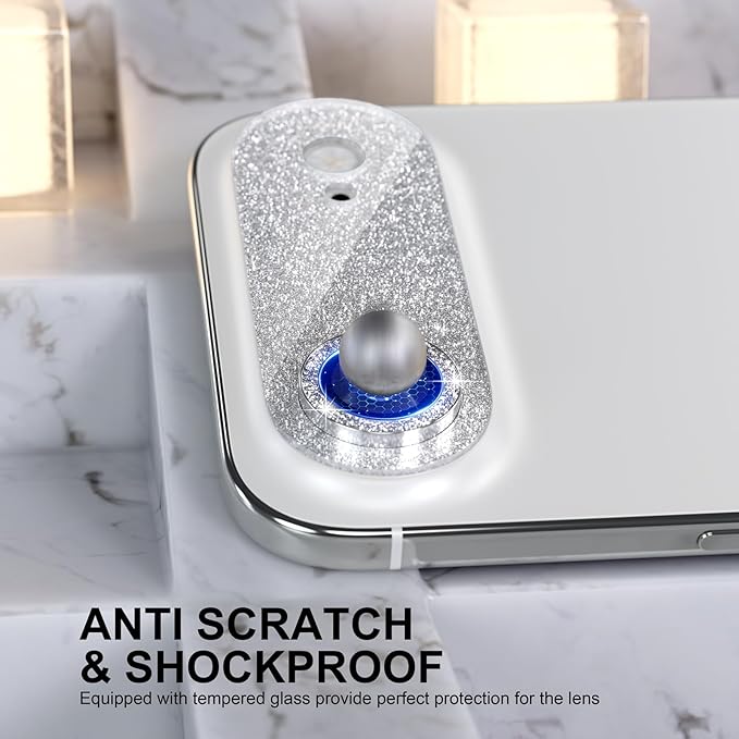 Choiche Compatible for iPhone 17 Air Camera Lens Protector, Bling Camera Cover - Image 3