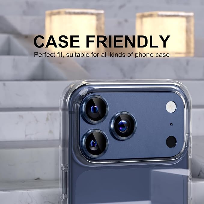 Choiche Compatible for iPhone 17 Pro Camera Lens Protector, Strong Adsorption - Image 4