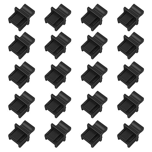 RJ45 Dust Covers Caps Ethernet Port Plugs Suitable - Image 4