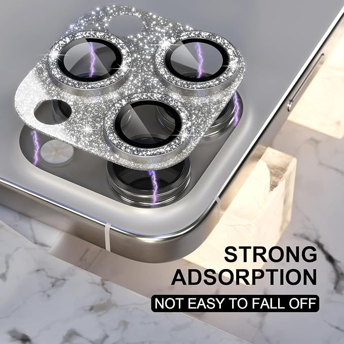 Choiche Compatible for iPhone 16 Pro/iPhone 16 Pro Max Camera Lens Protector - Image 6