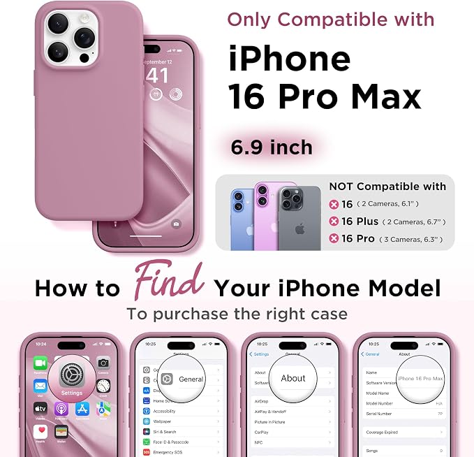 GolbinBox Magnetic for iPhone 16 Pro Max Case, Compatible - Image 2