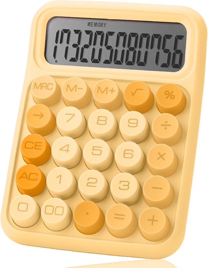 Mr. Pen- Mechanical Switch Calculator, 12 Digit Large LCD Display, Mechanical by MrPen