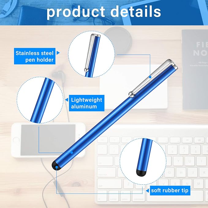 Outus 130 Pcs Stylus Pens Bulk for Touchscreens, Universal Capacitive Stylus - Image 3