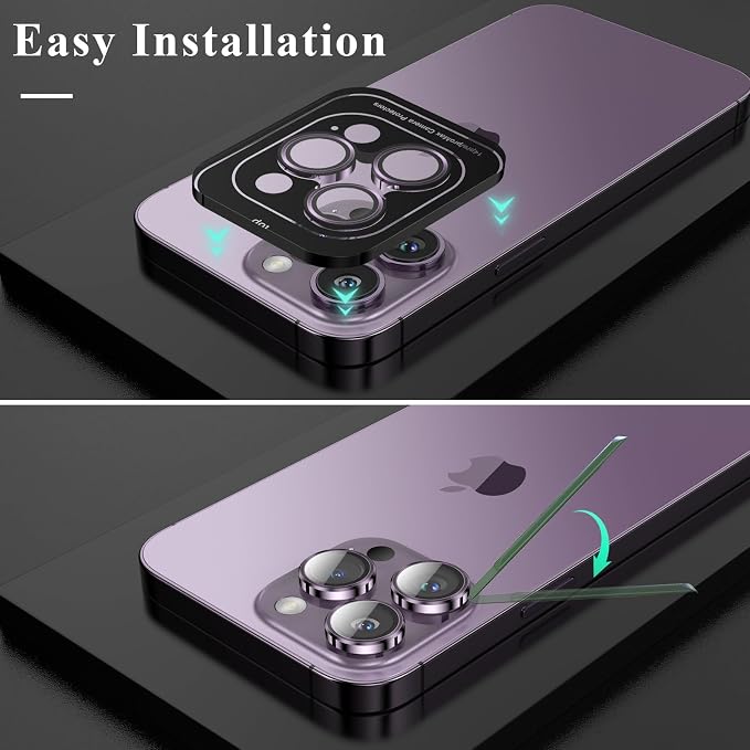 YWXTW Designed for iPhone 14 Pro Max Camera Lens Protector, for iPhone 14 Pro - Image 6