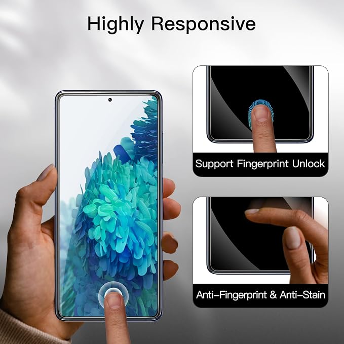 JETech Screen Protector for Samsung Galaxy S20 FE 6.5-Inch - Image 7