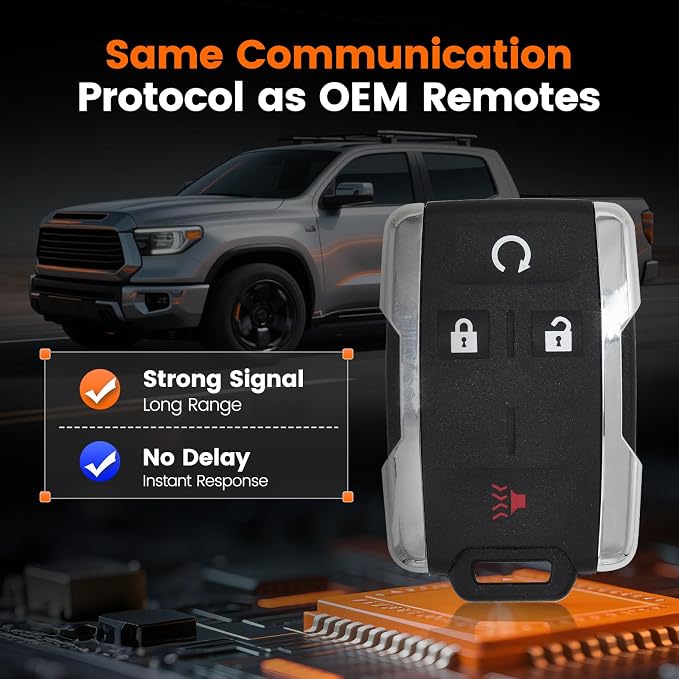 Replacement Key Fob: OBD Remote Start DIY Keyless Entry Compatible - Image 5