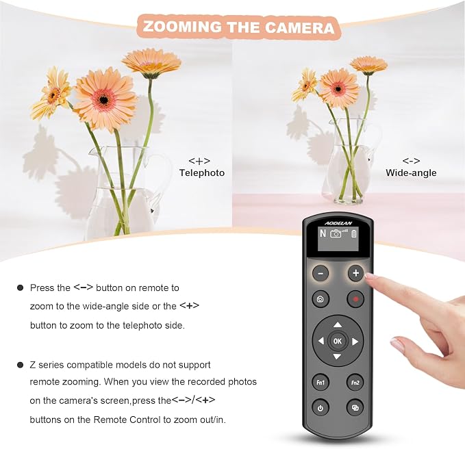 Remote Control for Nikon Camera, USB-C Rechargeable Wireless Shutter Release - Image 7