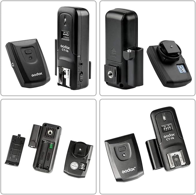 Godox CT-16 Wireless Radio Flash Trigger Receiver Kit, 16 Channel 433MHz - Image 2