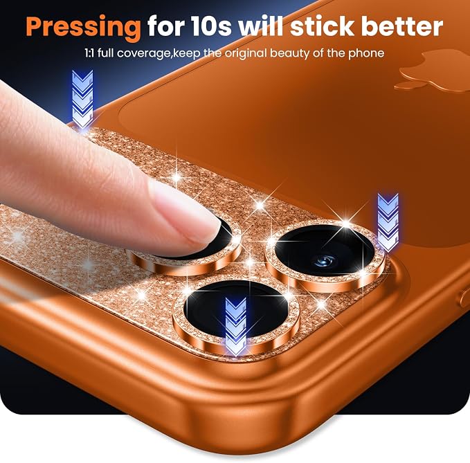 WSKEN for iPhone 17 Pro Camera Lens Protector, Metal Aluminum Alloy Tempered - Image 5