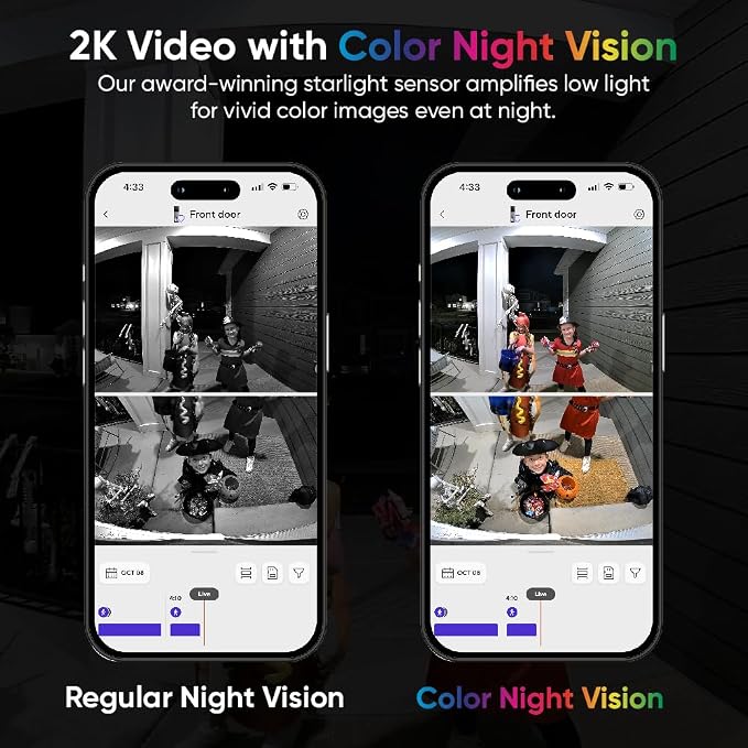 WYZE Wireless Duo Cam Video Doorbell, Battery Powered, 2K Full HD Video - Image 3