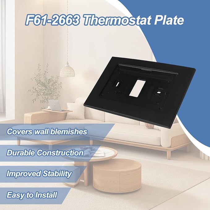 F61-2663 Wall Plate for Sen si Wi-Fi Programmable Thermostat, Smart Thermostat - Image 4