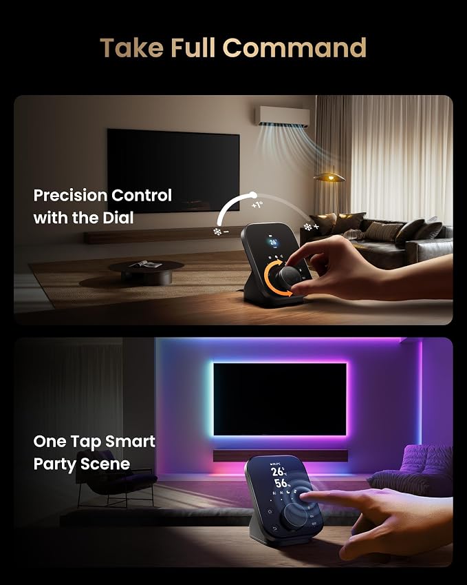SwitchBot Hub 3 Smart Home Command Center: Screen + Physical Dial, IR Remote Hub - Image 6
