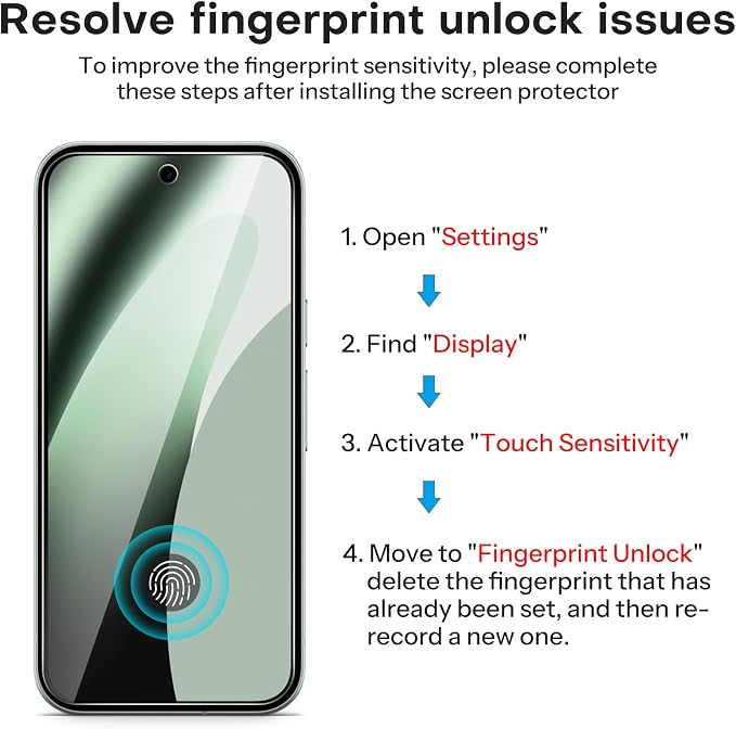 OMOTON 3 Pack Screen Protector for Google Pixel 10a +2 Pack Camera Lens - Image 3