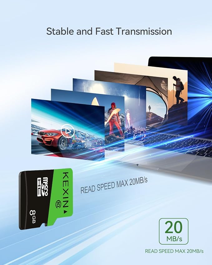 KEXIN 8GB Micro SD Card 5 Pack - Image 5