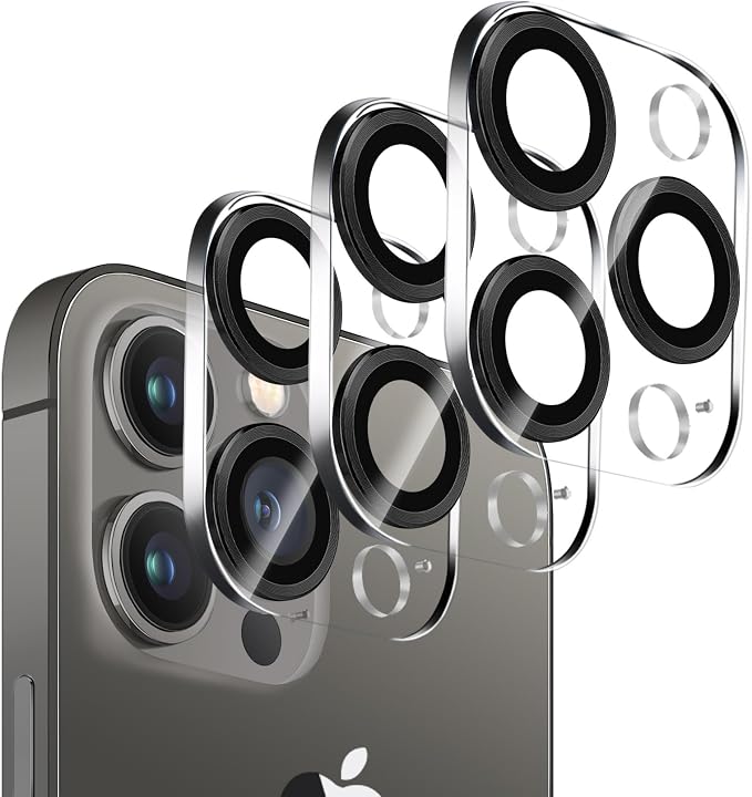 Dengduoduo 3 Pack Tempered Glass Camera Lens Protector by Dengduoduo