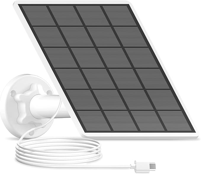 ANRAN 3W Solar Panel with 3M Micro USB & Type-C Port Cable, Compatible with by ANRAN