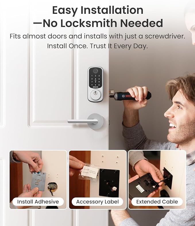 DESLOC B200 Fingerprint Smart Lock - Image 8
