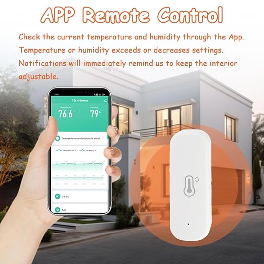 WiFi Hygrometer Thermometer Sensor, Indoor Outdoor Wireless Temperature - Image 4