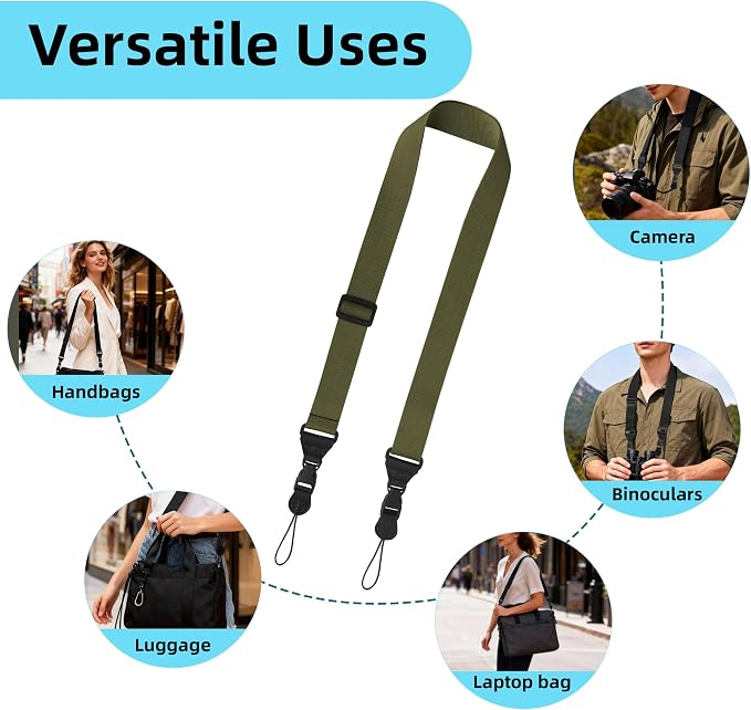 Adjustable Shoulder Strap:Comfortable iPad Strap Nylon Neck Lanyard - Image 8
